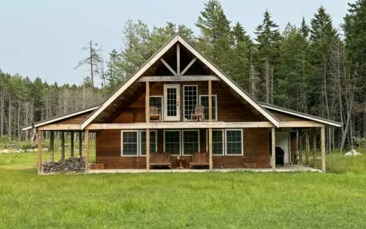 Nicely Built Chalet Style Home – Wesley, Maine