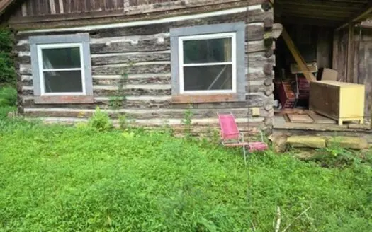 63.42 Unrestricted Acres w/ Log Cabin For Sale