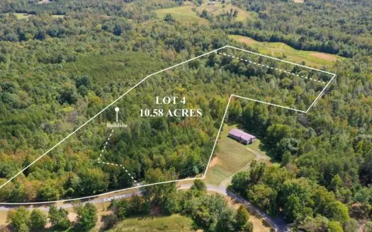 10.58 AC with Creek, Trails, and Seller Financing in Reidsville