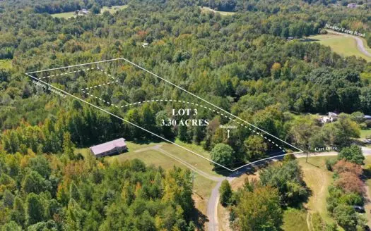 3.3 Acres with Creek, Homesite, and Seller Financing in NC
