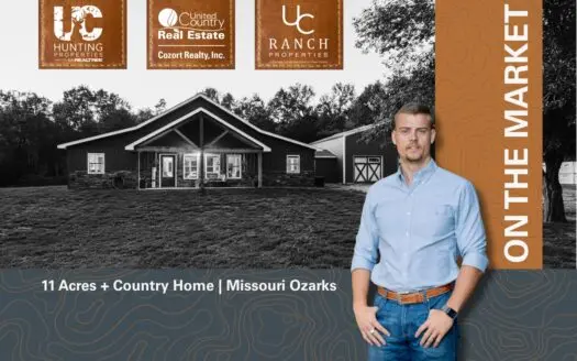 Country Home and Acreage for sale in the Missouri Ozarks