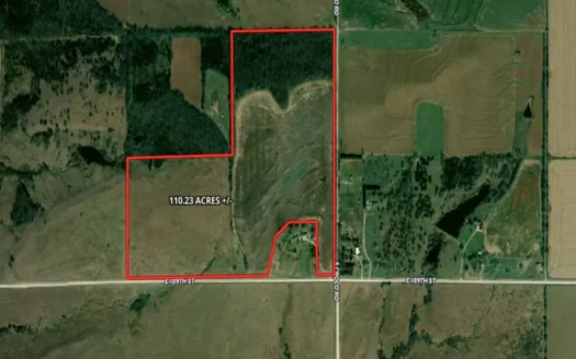 Land for Sale in Osage County Kansas 110.23 +/- Acres