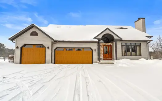 Custom Built Home with 124.16 ± Acres for Sale in Park Falls, WI