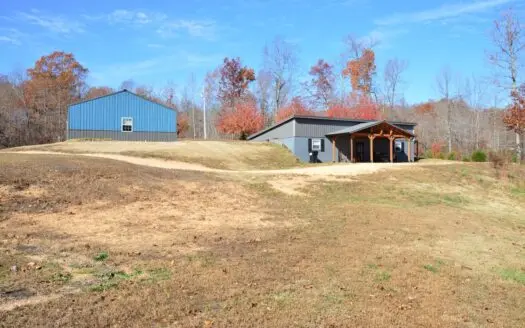Earth-Sheltered Home and Shop on 15 Acres