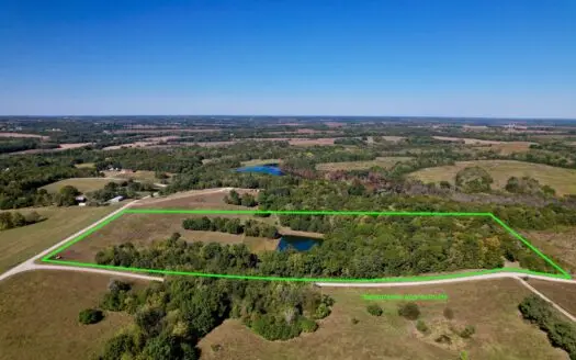 20 Acres with Pond, Trails & Build Sites in NW Missouri