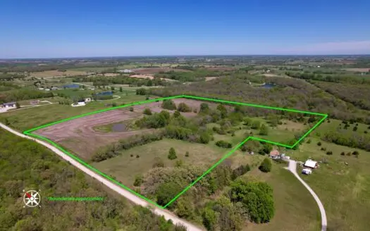 36± Acres for Sale with Build Sites Near Cameron, MO