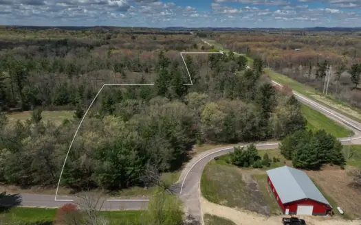 7.58-Acre Wooded Build Site for Sale Near Tomah, Wisconsin