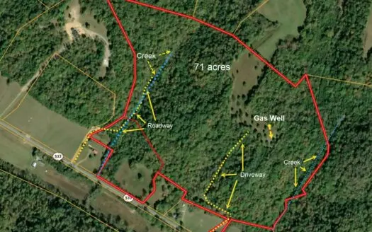 Woods, Pastures, Recreation, Hunting, Gas Well, Creeks Home Sites