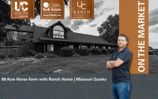 88-Acre Horse Farm with Custom Ranch Home | Gainesville, MO