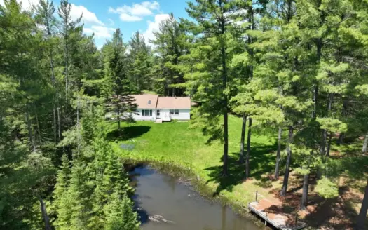 Northern Michigan Waterfront on 4.5 Acres – Thunder Bay River