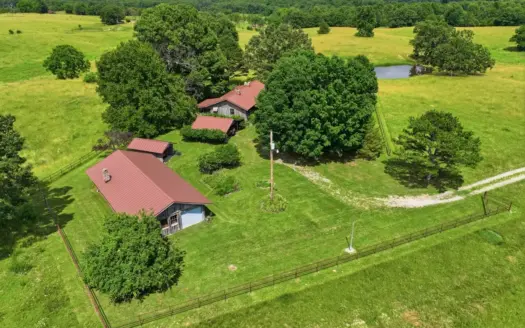 Spectacular 202 Acre Cattle and Horse Farm w/ Custom Rustic Home