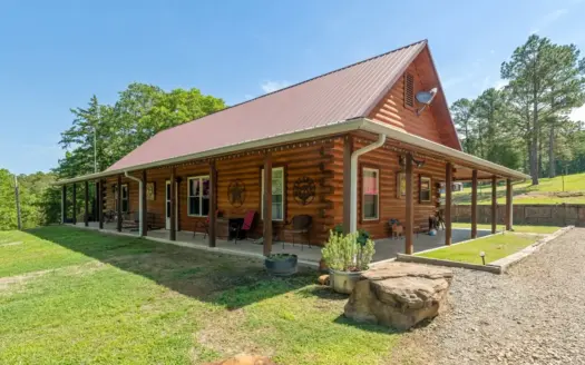 Spectacular Equestrian Property With Log Home On 7.65 Acres