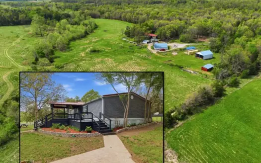 Stunning Country Estate w/Acreage, Home & Spring in West PlainsMO