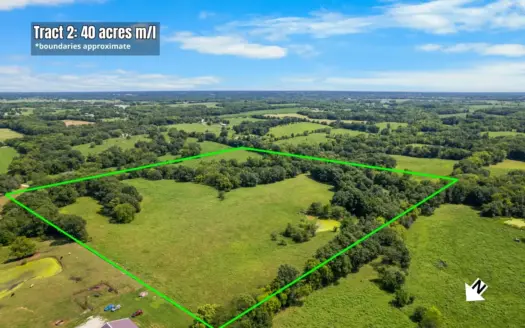 40.83 Acres with Pond & Homesite Near Mirabile, MO