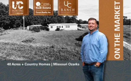 Country Home + Guest House on 40 Acres in the Missouri Ozarks