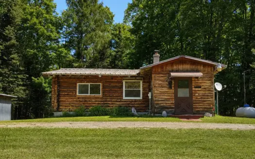 Log Cabin on 6.5 ± Acres for Sale in Glidden, WI