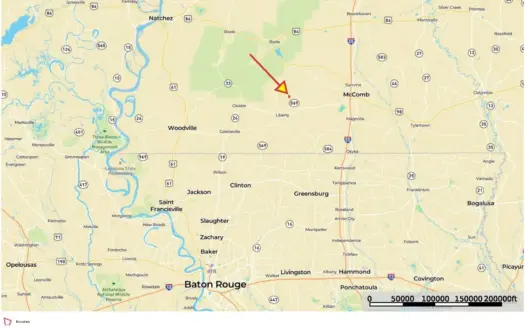 96 Acres Land for Sale Liberty, Amite County, MS