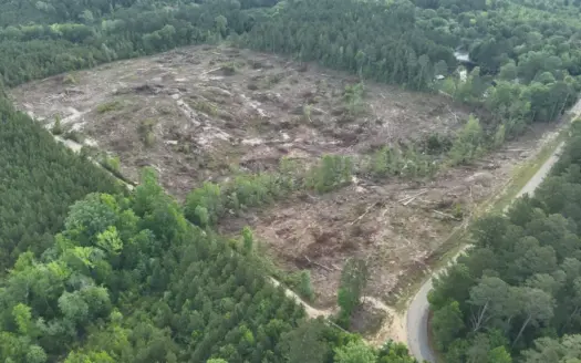 Cleared Land W/ Creek Drain W/ Road for Sale near Chidester, AR