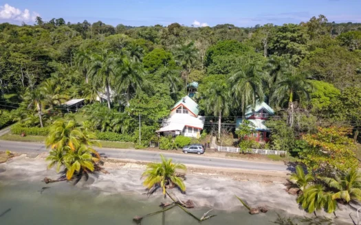 Bocas Del Toro Titled  Beach Home Unobstructed Ocean Views