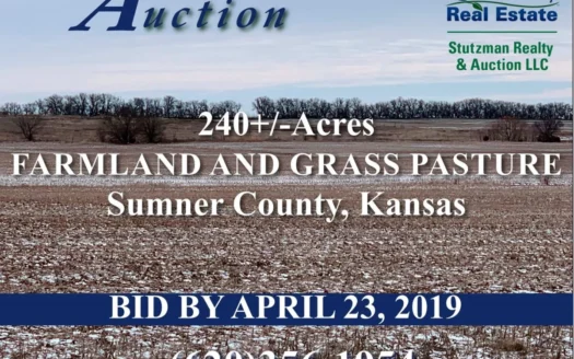 Sumner County, Ks – Private Auction – Farm & Pasture