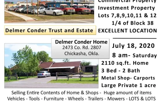 Country Home &  Shop –  Chickasha Grady County Oklahoma