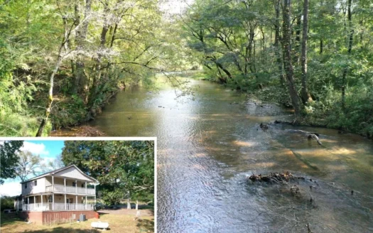 Country Home for Sale in Tennessee with a Creek