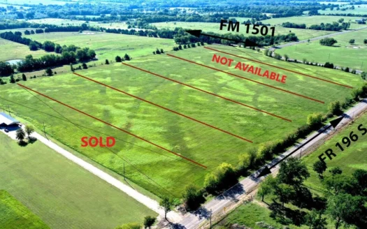 Land for Sale Home Sites in Pattonville Texas