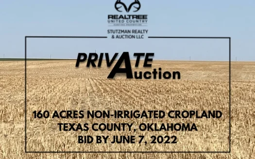 Texas County, Ok ~ 160 Acres ~ Private Auction