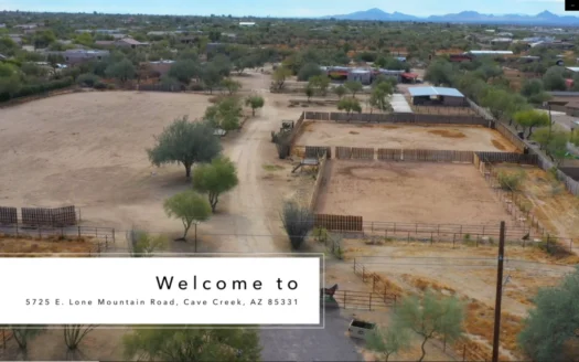 10 Acre Cave Creek Az Horse Property for Sale at Auction