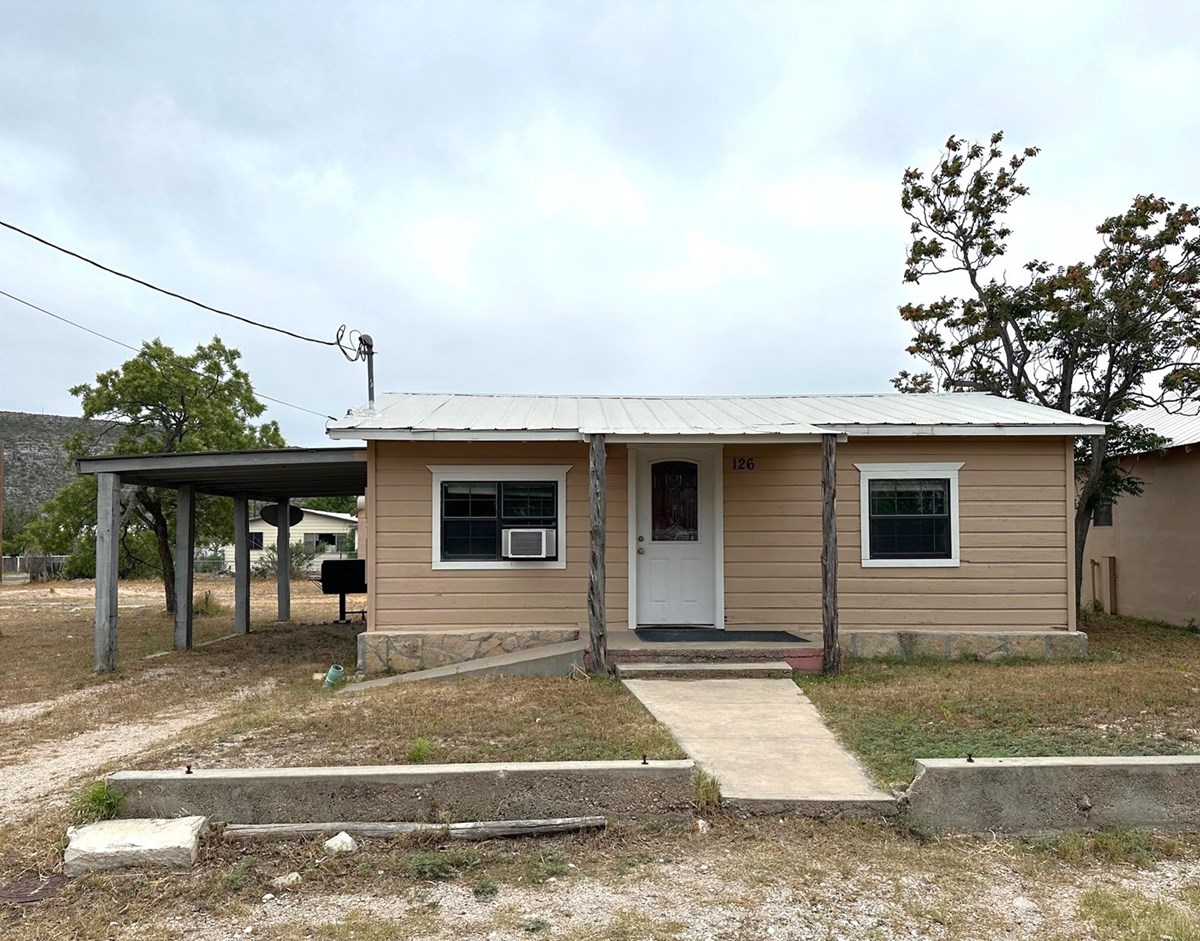 126 AVE C HOME FOR SALE SANDERSON, TEXAS.