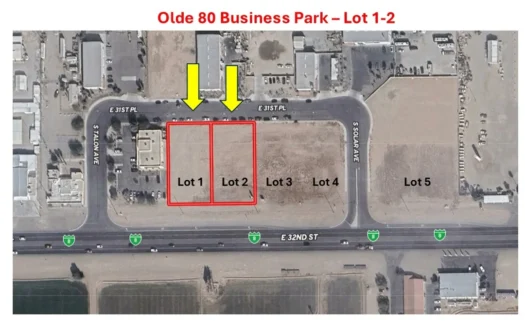 1.24 Acres of Commercial Property in Central Yuma AZ