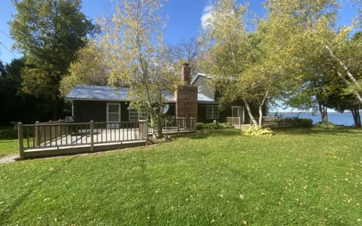 Private Lakefront Getaway, with 6 bedrooms, 2 baths on .85 acres.