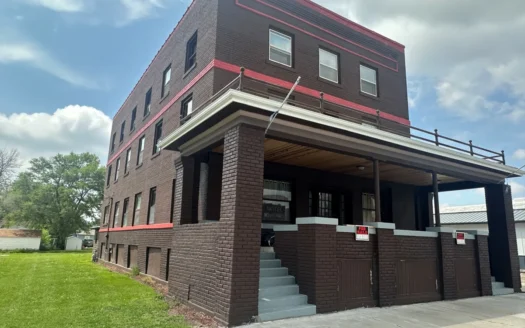 Historic 3-Story Brick Hotel Building for Sale