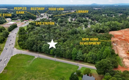 Adjacent Lots For Sale with Multi-Family Zoning – Hickory NC