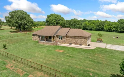 Newer Valley Springs Home on 16 Acres with Pond & Shop For Sale
