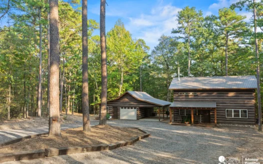 Two Custom Cabins on 5 Acres Bordering the Ouachita Natl Forest