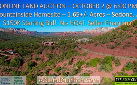 Sedona Mountainside Homesite (1.65± Acres) Land Auction