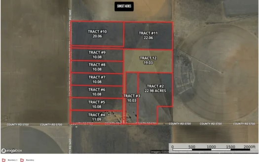 Tracts for sale near Shallowater Texas.