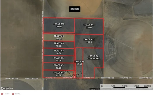 Tracts for sale near Shallowater.