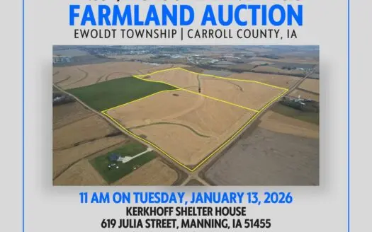 Carroll County Iowa Farmland Auction