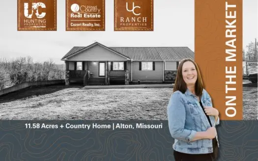 Country Home and Acreage for sale in the Missouri Ozarks