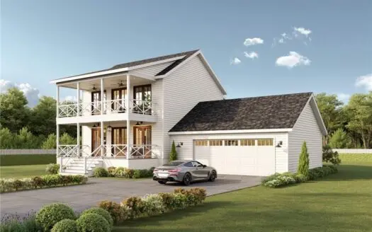 New Custom Lake View Home For Sale in Diamond City, Ar