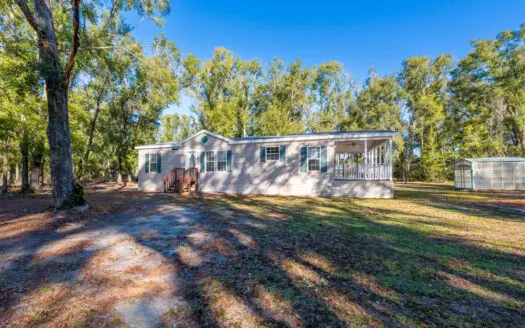 Upgrades Mobile Home on 2 Acres for Sale in O’Brien, Florida