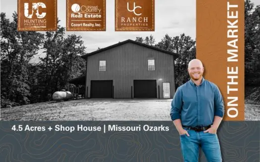Shop House + 4.5 Acres in the Missouri Ozarks | Van Buren