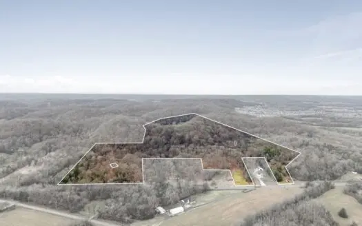 32.5 Acres Near Downtown Franklin with Views & 800’ Frontage