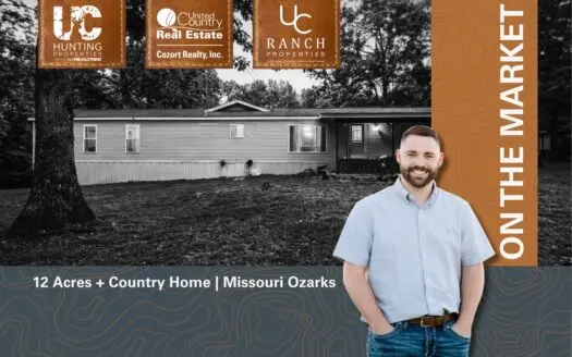 Country Home and Acreage for sale in the Missouri Ozarks