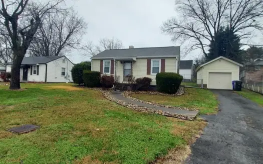 2 Bedroom, 1 Bath Home in Morristown, Tennessee For Sale