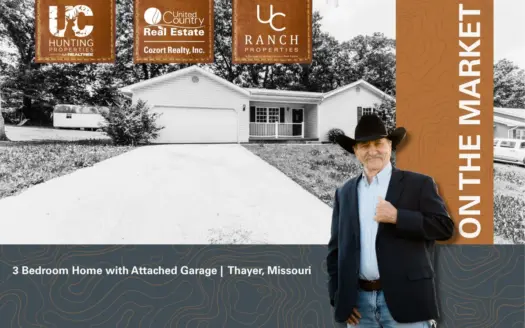 3 Bedroom Home with Attached Garage | Thayer, Missouri