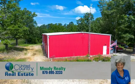 Commercial-Grade Red Iron Barndominium Glencoe Arkansas