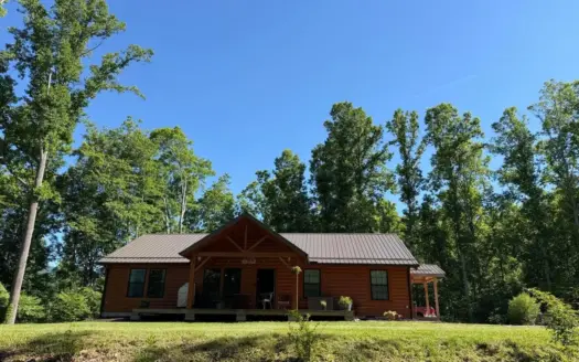 Log Cabin on 40.75 Acres In Unicoi County, Tennessee